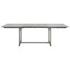 vidaXL Mesa de jantar p/ jardim (160-240)x100x75 cm ac&aacute;cia maci&ccedil;a