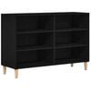 vidaXL Buffet 103,5 x 35 x 70 cm Derivados de Madeira Carvalho Preto