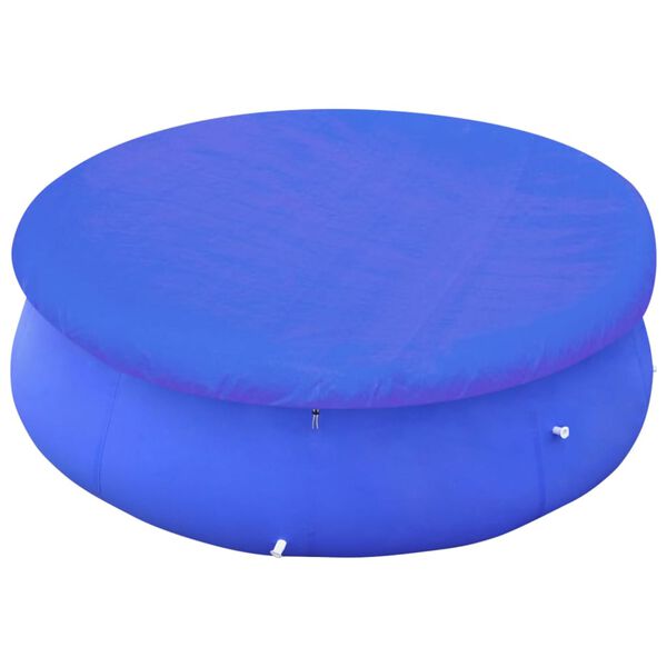 vidaXL Coberturas de piscina redondas 2 pcs PE 540 cm 90 g/m²