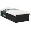 vidaXL Estrutura de cama 90x200 cm derivados de madeira preto