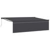 vidaXL Toldo retr&aacute;til Antracite 500 &times; 300 cm Poli&eacute;ster e Alum&iacute;nio