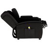 vidaXL Poltrona massagem 2 assentos reclin&aacute;vel c/ suporte copo preto