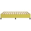 vidaXL Estrutura de cama sem colch&atilde;o 140x190 cm tecido verde