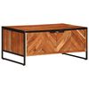 vidaXL Mesa de centro 90x55x40 cm madeira de ac&aacute;cia maci&ccedil;a
