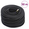vidaXL Mangueira de ar h&iacute;brida 0,6" 50 m borracha e PVC preto