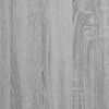 vidaXL Estante 65,5x33x107,5 cm derivados de madeira cinzento sonoma