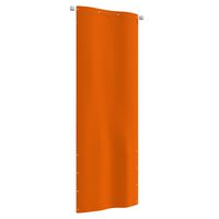 vidaXL Tela de varanda 80x240 cm tecido oxford laranja