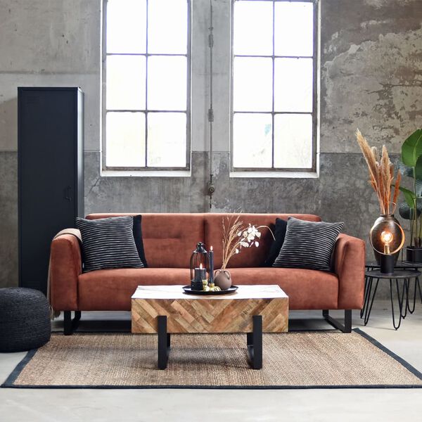 LABEL51 2 pcs conjunto de mesas de centro Frisk preto