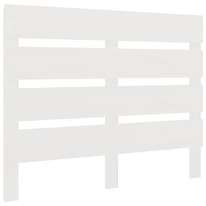 vidaXL Cabeceira de cama 90x3x80 cm pinho maci&ccedil;o branco