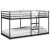 vidaXL Beliche sem colch&atilde;o 100x190 cm a&ccedil;o preto