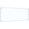 vidaXL Prote&ccedil;&atilde;o de Cozinha 2 pcs Transparente 100 x 40 cm