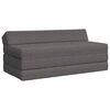 vidaXL Sof&aacute; Cama Dobr&aacute;vel Cinzento-claro 120 x 60 x 49 cm Tecido