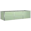 vidaXL Floreira Verde Pastel 290 x 100 x 75 cm A&ccedil;o Galvanizado