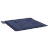 vidaXL Almofadões p/ sofá de paletes 2 pcs tecido oxford azul-marinho