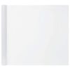vidaXL Película janela estática 45x500cm PVC branco fosco