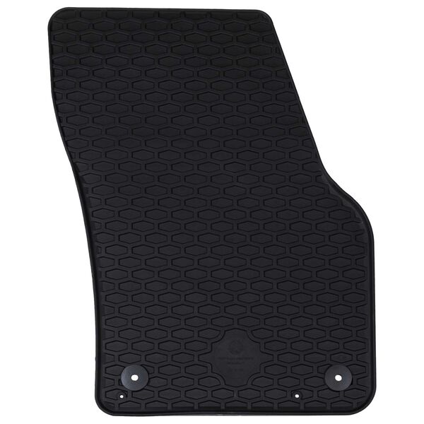 vidaXL Tapete de carro 4 pcs Preto VW TIGUAN TDI Borracha