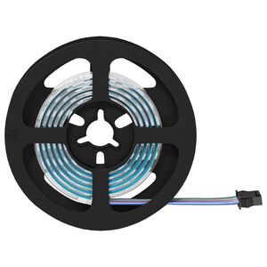 vidaXL Fita LED 4 pcs Preto e Transparente 120 x 0,8 x 0,3 cm