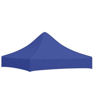 vidaXL Teto para tenda de festas 2x2 m 270 g/m² azul