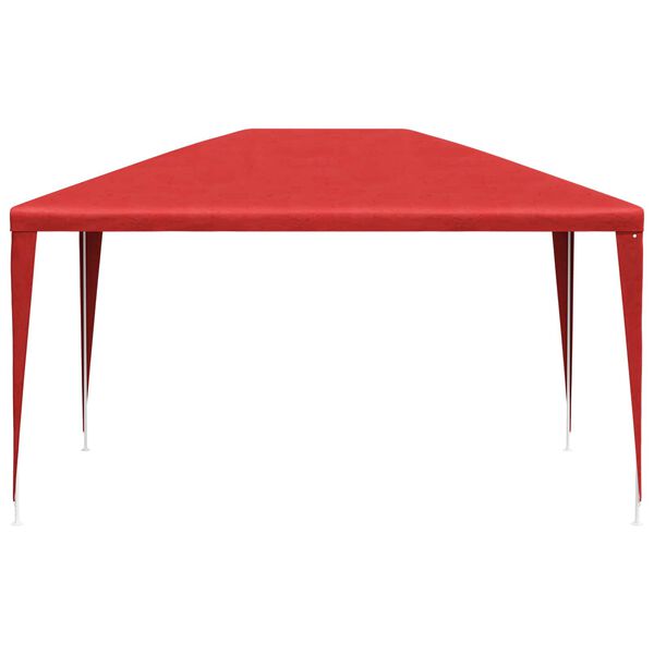vidaXL Tenda de Festa Vermelho 400 x 300 x 255 cm PE e A&ccedil;o