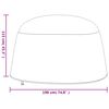vidaXL Capas para cadeira ovo suspensa 2 pcs &Oslash; 190x115 cm oxford 420D