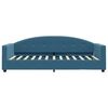 vidaXL Sof&aacute;-cama 90x200 cm veludo azul
