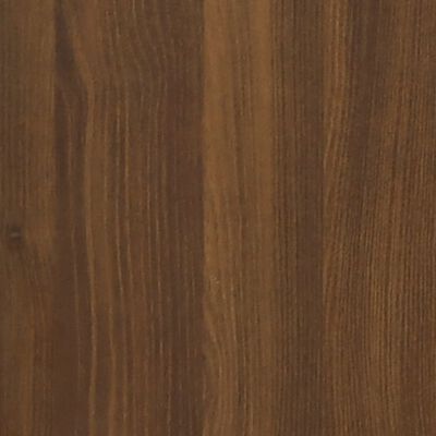 vidaXL Secretária 100x50x76cm madeira processada cor carvalho castanho