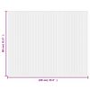vidaXL Tapete retangular 80x100 cm bambu preto