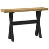vidaXL Mesa consola NOAIN pernas em forma de X 120x30x75 cm