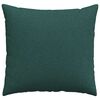 vidaXL Travesseiros de Sof&aacute; 2 pcs Verde Escuro 45 x 45 cm tecido