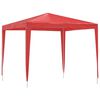 vidaXL Tenda de Festa 250 x 250 x 240 cm Vermelho PE e A&ccedil;o