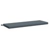 vidaXL Almofada de Banco SOEST 100% Poli&eacute;ster Azul 100 x 40 x 5 cm