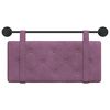 vidaXL Cabeceira Suspensa Roxo 100 x 55 x 5 cm Veludo