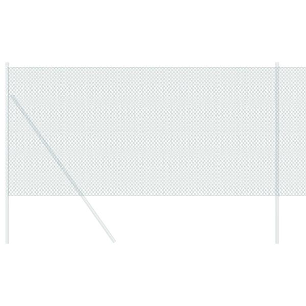 vidaXL Cerca Hexagonal Verde 1 x 50 m Aço