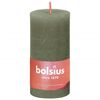 Bolsius Velas r&uacute;sticas cil&iacute;ndricas Shine 8pcs 100x50mm azeitona fresca