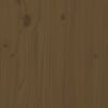 vidaXL Banco de jardim 109x44x45 cm pinho maciço castanho-mel