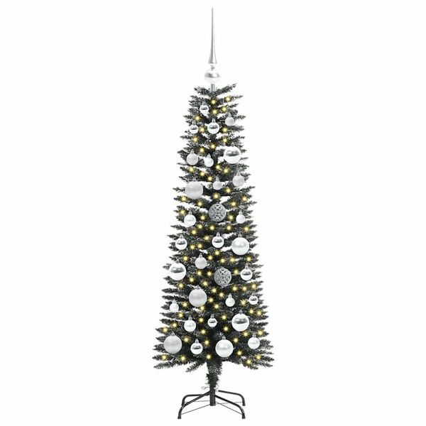 vidaXL &Aacute;rvore de Natal Artificial Verde 120 cm PVC, Pl&aacute;stico e A&ccedil;o