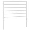 vidaXL Cabeceira de substitui&ccedil;&atilde;o 90 cm metal branco