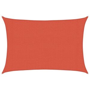 vidaXL Para-sol estilo vela 160 g/m&sup2; 3x5 m PEAD terracota