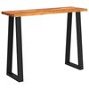 vidaXL Mesa consola com bordas vivas 110x35x80 cm ac&aacute;cia maci&ccedil;a