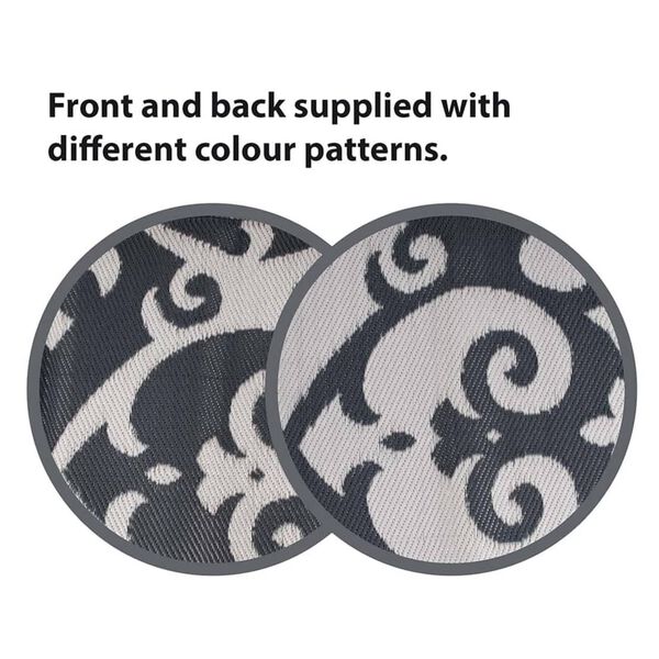 Bo-Camp Tapete de exterior Chill mat Oriental 5x2,5 m XXL champanhe