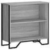 vidaXL Estante 80x31x74,5 cm derivados de madeira cinzento sonoma
