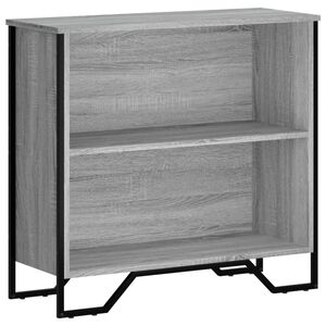 vidaXL Estante 80x31x74,5 cm derivados de madeira cinzento sonoma