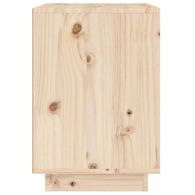 vidaXL Mesa de cabeceira 40x35x50 cm madeira de pinho maciça
