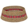 vidaXL Collar para &Aacute;rvore de Natal Redondo Natural Di&acirc;m. 60 x 22 cm