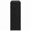 vidaXL Buffet 2 pcs Carvalho Preto 60 x 31 x 84 cm Madeira processada