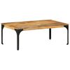 vidaXL Mesa de centro 100x55x35 cm madeira de mangueira maci&ccedil;a