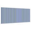 vidaXL Toldo Retr&aacute;til Azul e Branco 300 x 200 cm Poli&eacute;ster e Alum&iacute;nio