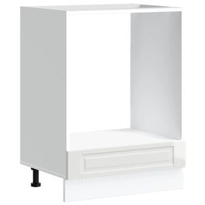 vidaXL Arm&aacute;rio forno Porto derivados de madeira branco brilhante