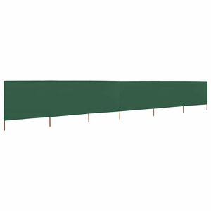 vidaXL Para-vento com 6 pain&eacute;is em tecido 800x80 cm verde