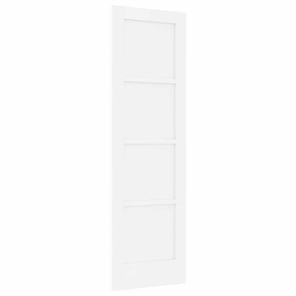 vidaXL Porta Interna ORKDAL Branco 61 x 198,5 cm Contraplacado